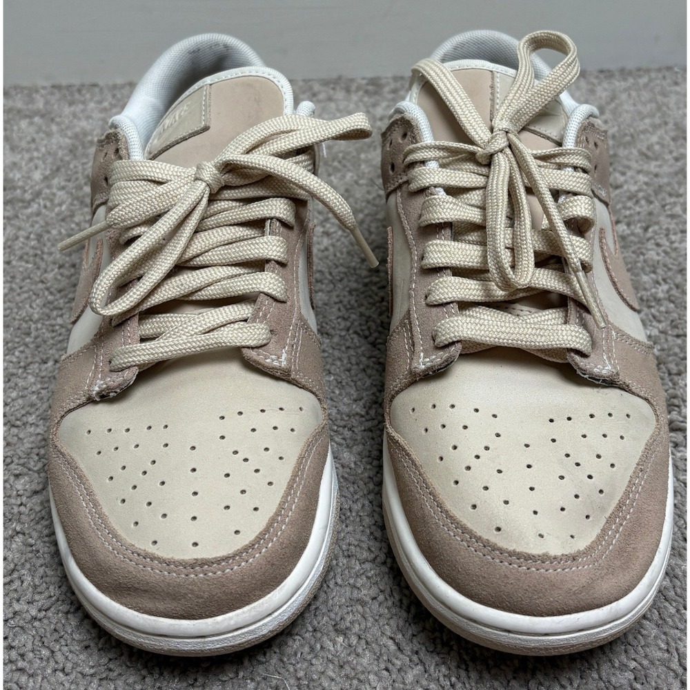 Nike Dunk Low Sanddrift Hemp Womens Sneakers FD0873-126 Tan Suede Low Top 9 - Picture 3 of 11